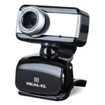 Веб-камера REAL-EL FC-130, black-grey
